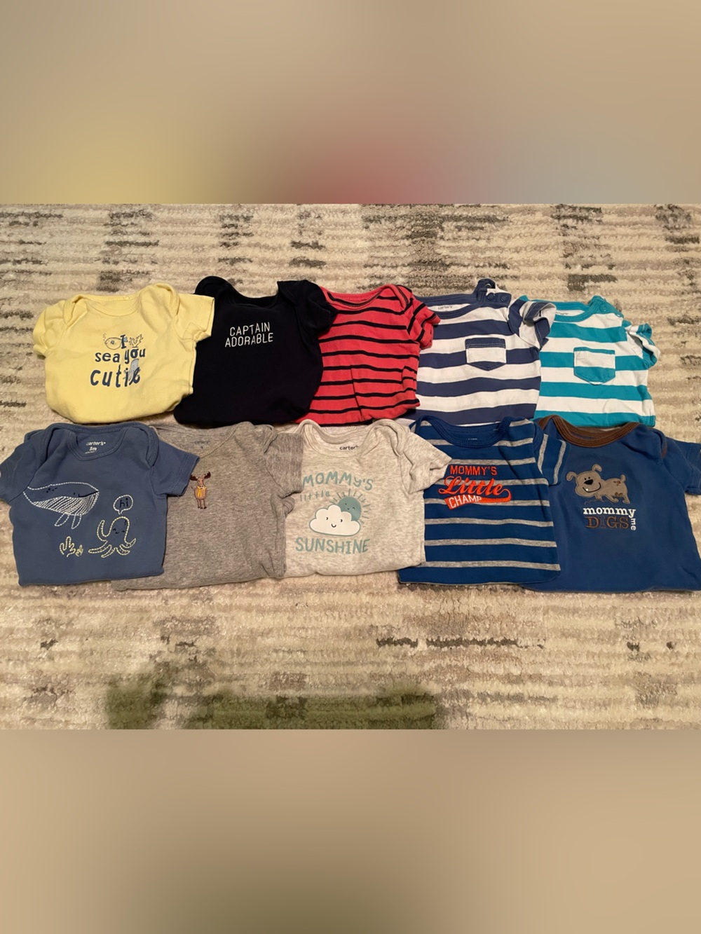 Baby Short Sleeve Onesies Bundle